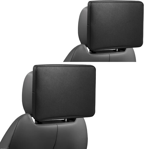2PCS Neoprene Protective Padded Cover Fit for 2021-2026 Cadillac Escalade, GMC Yukon, Chevrolet Tahoe Suburban, 1.5mm Neoprene Dust & Impact Shield, Rear Entertainment Screen Covers Washable in Kuwait