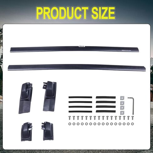 Roof Rack Cross Bars Compatible with Honda Element 2003-2011, Load-Bearing Capacity 165LBS, Roof Luggage Carrier Crossbars Suitable for Carrying Luggage/Kayaks/Bicycles/Canoes (2Pcs) in Kuwait