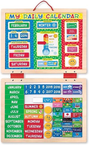 Melissa & Doug My First Daily Magnetic Calendar in Saudi Arabia