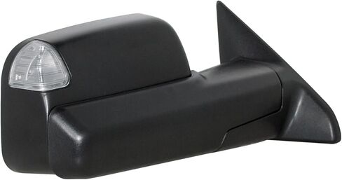 WLLW Driver Left Side Towing Mirrors fit for 2009-2018 Dodge Ram 1500 2500 3500 Pickup Truck with Power Heated Turn Signal Light Puddle Lamp Temperature Sensor Chrome Cap in Kuwait