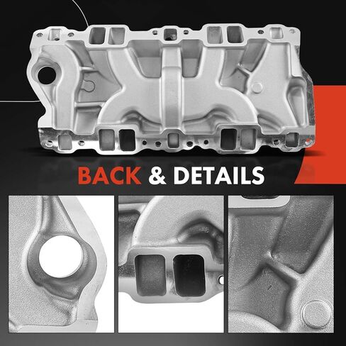 A-Premium Front Intake Manifold Compatible with Chevrolet Tahoe, Camaro, Corvette, Blazer, Caprice, C1500, C2500, C3500 & GMC Yukon & Buick Regal & Cadillac & Excalibur & Avanti & Oldsmobile & Pontiac in Kuwait