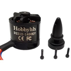 Hobbyhh 2212 Brushless Motor kv1400 Supports 2-4s and Suitable for Forward Pull and Push Back Fixed Wing Aircraft/Gliders in Saudi Arabia