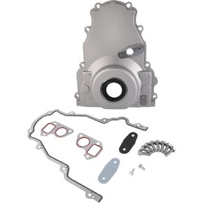 12633906 LS Front Timing Cover w/Gaskets bolts kit Compatible with Chevy 2007-2009 Avalanche 2010-2015 Camaro 2011-2017 Caprice 2009-2009 Colorado Replace 12600326 in Saudi Arabia