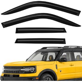 Extra Durable Window Deflectors Tape-On Window Visors Rain Guards Fit for Toyota Highlander 2020-2026, Sun Visors, Wind Vent for Shades, Exterior Car Accessories - 6pcs. AG0739 in Saudi Arabia