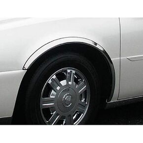 QAA is Compatible with 2000-2005 Cadillac DeVille, 2006-2011 Cadillac DTS 4 Piece Molded Stainless Steel Wheel Well Fender Trim Molding, 1.25" Width WZ40245 in Saudi Arabia