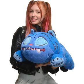 Kpop Demon Hunters 18-inch Sleeping Derpy Tiger - Ultra-Soft Collectible Movie Character - Hug-Ready Pillow Plush for Fans & Collectors - Ages 6+ in Kuwait