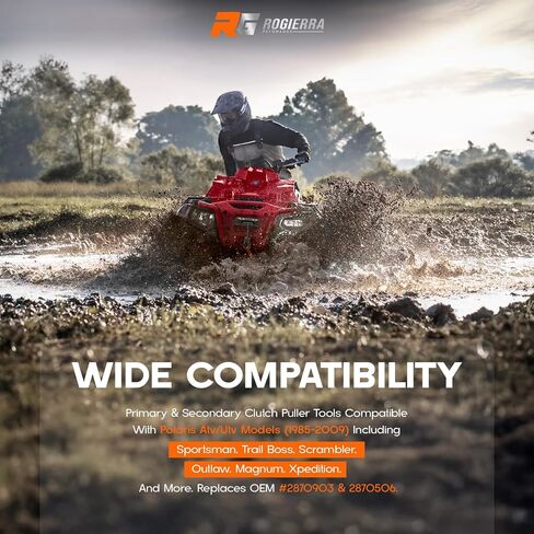 أداة إزالة ساحبة القابض الأساسية والثانوية مناسبة لـ Polaris ATV 1985-2009 - تحل محل OEM #2870903 و2870506 in Kuwait