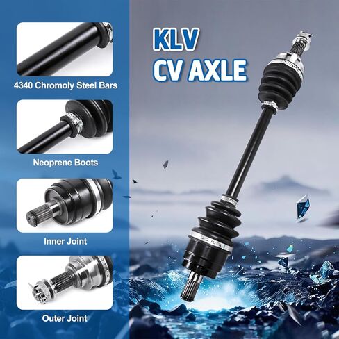 KLV الجبهة اليسرى محرك رمح السيرة الذاتية المحور متوافق مع 2016 2017 2018 2019 2020 2021 2022 Yamaha YFM700 Grizzly EPS LE Grizzly FI Auto EPS Grizzly EPS XT-R 2UD-2510J-00-00 2UD-2510F-00-00 2 قطعة in Kuwait