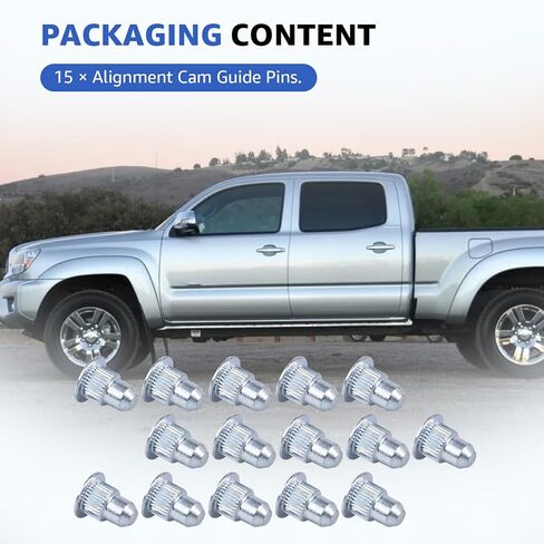 15PCS Alignment Camber Guide Pins Heavy Duty Camber Pin Kit for Chevrolet Silverado Avalanche Tahoe Suburban GMC Sierra Savana Yukon Cadillac Escalade Hummer H2 H3 in Saudi Arabia