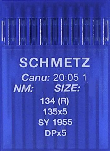 Needle It Up with 134 (R) 135x5 DPx5 Sewing Machine Needles for Adler 67-10 Sewing Needles (80/12 (R)) in Kuwait