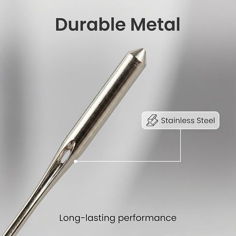 36PCS Universal Sewing Machine Needles, Sizes 90/14 100/16 110/18, Heavy Duty for Thick Fabric, Canvas, Leather, Embroidery, Jeans in Saudi Arabia