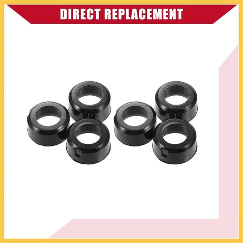 F77Z9G512AA / Fuel Injector Seal Adaptor/for Ford Explorer 1997-2010 / Durable/Metal / 6 Pcs/Black Auto Replacement Parts in Kuwait