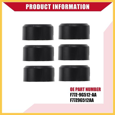 F77Z9G512AA / Fuel Injector Seal Adaptor/for Ford Explorer 1997-2010 / Durable/Metal / 6 Pcs/Black Auto Replacement Parts in Kuwait