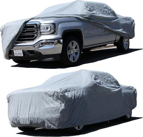 Car Cover fits 2019-2025 Chevy Silverado 2500HD 3500HD Crew Cab 6.5ft Bed XTREMECOVERPRO Diamond Series Black Truck Cover in Kuwait