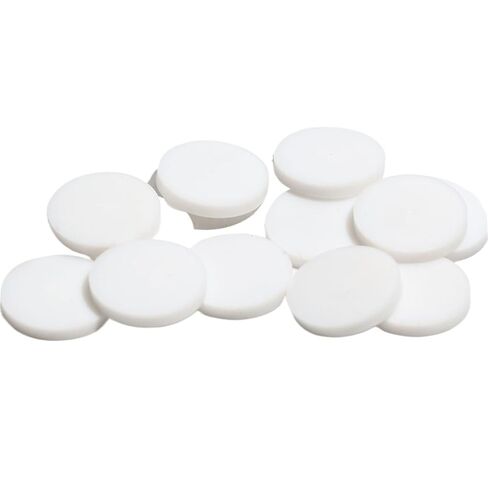2pcs PTFE Solid Disc Polytetrafluoroethylene Round Gasket Corrosion-Resistant Plastic Disc Plate Diameter 50x6mm~100x10mm(65x6mm) in Saudi Arabia