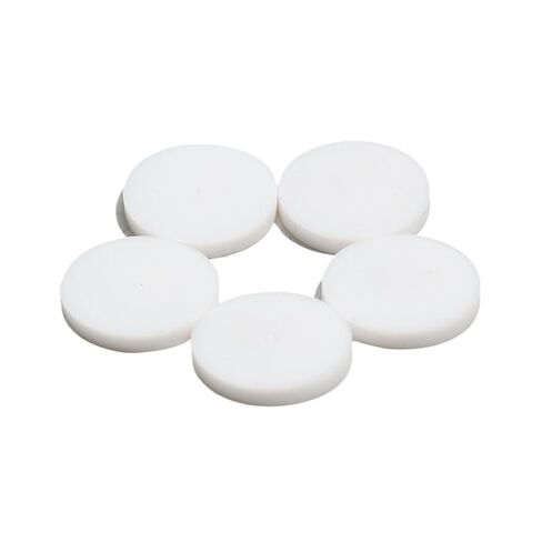 2pcs PTFE Solid Disc Polytetrafluoroethylene Round Gasket Corrosion-Resistant Plastic Disc Plate Diameter 50x6mm~100x10mm(65x6mm) in Saudi Arabia