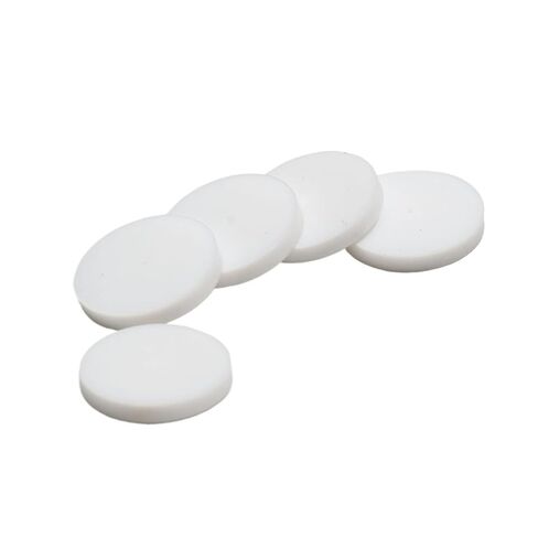 2pcs PTFE Solid Disc Polytetrafluoroethylene Round Gasket Corrosion-Resistant Plastic Disc Plate Diameter 50x6mm~100x10mm(65x6mm) in Saudi Arabia