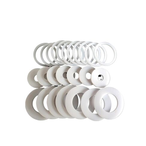 2PCS PTFE Gasket PTFE Flat Gasket PTFE Sealing Ring Thickness 1.25mm 1.5mm Resistance(85x80x1.5) in Saudi Arabia