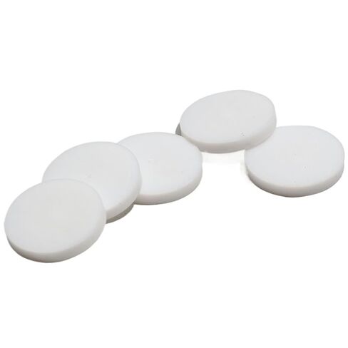 10/20/50pcs Thickness CS1.5mm PTFE Solid Disc/Round Gasket/Corrosion-Resistant Plastic King Blind Gasket Diameter 3~100mm(35x1.5mm(10pcs)) in Saudi Arabia