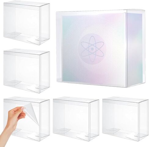 24 Pack ETB Protector Case Compatible with Elite Trainer Box - Clear PET Plastic Display Storage for Booster Boxes, 7.6 x 6.6 x 3.5 Inches, 0.50mm Thick for Collectors in Saudi Arabia