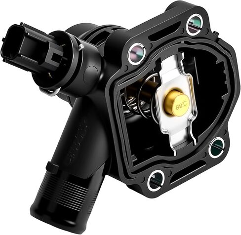 31355151 LR006071 مجموعة مبيت ترموستات تبريد المحرك متوافقة مع لاند روفر LR2 2008-2012، فولفو XC60 XC70 XC90 S60 S80 V60 V70 2007 08 09 10 2011 2012 2013 2014 2015 2016 3.0L 3.2 لتر in Kuwait