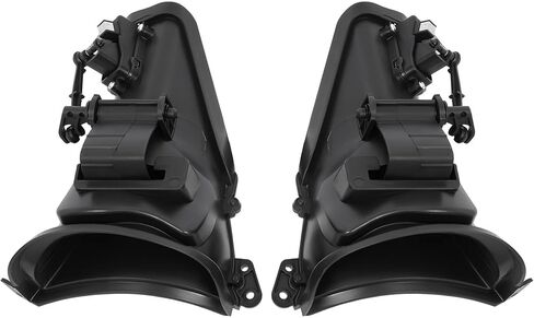 مجموعة هدايا ALMULOO الكاملة المتوافقة مع Harley Davidson Road Glide (2015-2024) وCVO Road Glide (2018-2024) هدية داخلية وخارجية سوداء، وقنوات الهواء، وصناديق القفازات، وصناديق مكبرات الصوت والشوايات in Kuwait