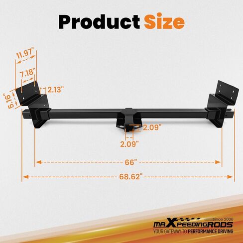 maXpeedingrods Class 3 Adjustable Universal RV Trailer Tow Hitch, 2 inch Receiver Up 72" Frame in Kuwait
