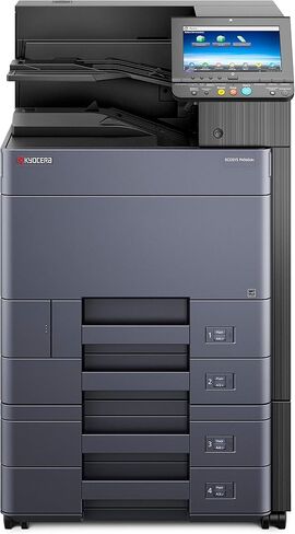 طابعة KYOCERA 1102RS2US0 ECOSYS P4060dn A3 Mono B&W دوبلكس؛ ما يصل إلى 60 صفحة في الدقيقة؛ 1200 × 1200 نقطة لكل بوصة كحد أقصى؛ 1150 ورقة قياسية، 7150 كحد أقصى؛ لوحة شاشة ملونة تعمل باللمس مقاس 9 بوصات، Net Manager جاهزة in Kuwait