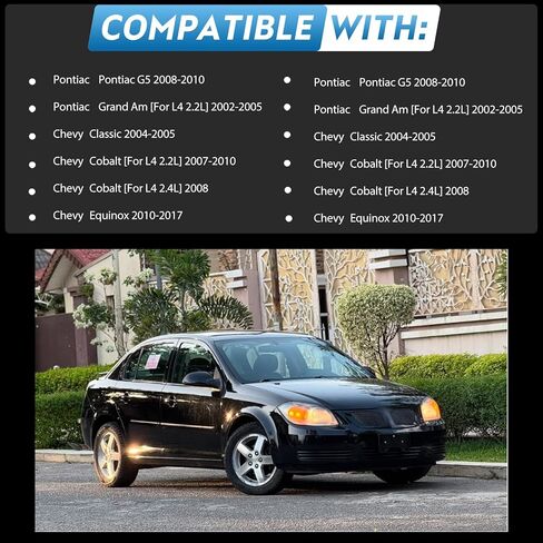 Drive Belt Tensioner Kit Compatible with Chevy Cobalt Equinox Orlando HHR Classic,Saturn Ion L100 L200 L300 LS LS1 LW1 LW200,Buick Regal Verano Replaces:24430296 38177 5PK1030 in Saudi Arabia