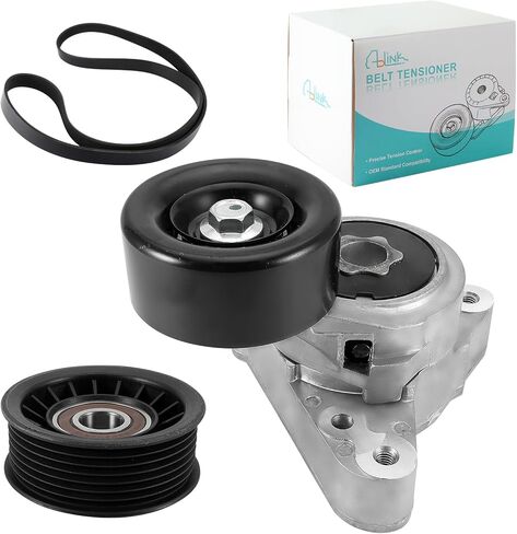مجموعة محرك سير السربنتين AULINK 31170RAAA01 مع شداد (2.0L 2.4L) لسيارة Honda Accord 2003-2007، Civic 2006-2015، CR-V 2002-2014، Element 2003-2011، لـ Acura TSX 2004-2006، CSX 2006-2011، آر دي إكس، إيلكس in Kuwait