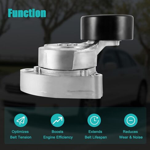 مجموعة محرك سير السربنتين AULINK 31170RAAA01 مع شداد (2.0L 2.4L) لسيارة Honda Accord 2003-2007، Civic 2006-2015، CR-V 2002-2014، Element 2003-2011، لـ Acura TSX 2004-2006، CSX 2006-2011، آر دي إكس، إيلكس in Kuwait