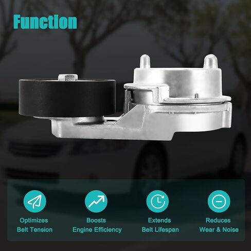 مجموعة شداد الحزام AULINK 39269 مع بكرة (3.8L V6) لسيارة جيب رانجلر 2007 2008 2009 2010 2011 53032860AA 52088305 780281 19310022 89607 49479 in Kuwait