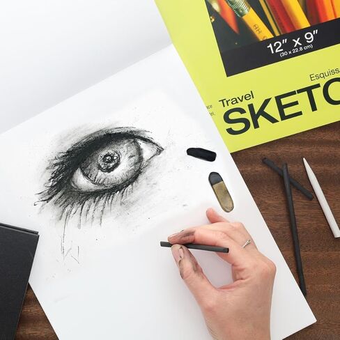 Pro Art Paper Value Pack for Drawing and Sketching - Wirebound Sketch Pad, Drawing Book, Mixed Media Sketchbook, Art Books, Sketch Book for Artists in Kuwait