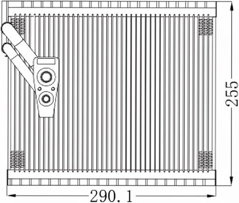 AC Evaporator Core Coil 68157051AA 68157051AA, Compatible For Dodge Caliber 2011-2014/Jeep Compass 2012-2014/Jeep Patriot 2012-2014 5l in Saudi Arabia