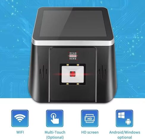 8 Inch Android Price Checker Barcode Scanner POS, 1D/2D Reader, HD Touch Screen, WiFi, RJ45 LAN Supported, Small Android Kiosk for Ordering, Supports Loyverse, Salesplay, Shopify APPS in Saudi Arabia