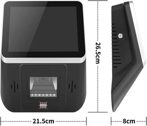 8 Inch Android Price Checker Barcode Scanner POS, 1D/2D Reader, HD Touch Screen, WiFi, RJ45 LAN Supported, Small Android Kiosk for Ordering, Supports Loyverse, Salesplay, Shopify APPS in Saudi Arabia