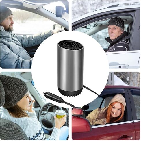 Defroster for Vehicle,360 Rotation Defogger | Defroster Heating Fan for Car - for Ice Snow Frost Cold Mornings Road Trips Sedan RV SUV Truck Taxi in Kuwait