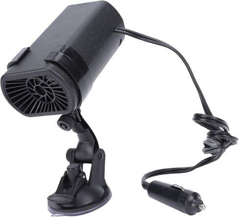 Haofy 12V Car Heater Fan 150W Rotatable Windshield Defroster, 2-Speed Adjustable Auto Heater for Truck Van SUV with Fast Defogging and Quiet Operation in Kuwait