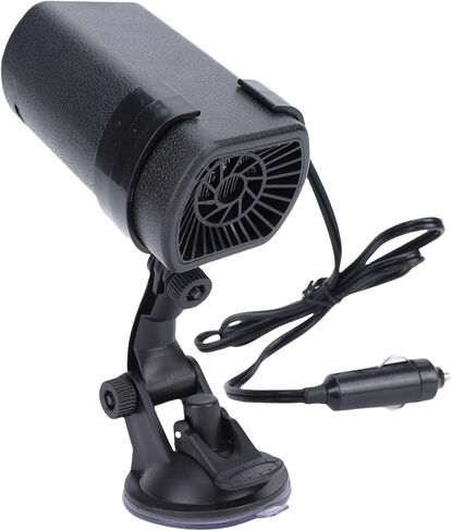 Haofy 12V Car Heater Fan 150W Rotatable Windshield Defroster, 2-Speed Adjustable Auto Heater for Truck Van SUV with Fast Defogging and Quiet Operation in Kuwait