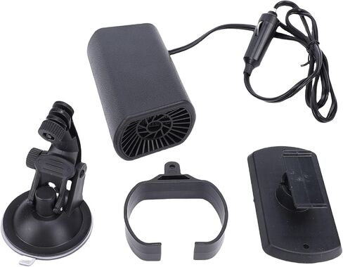 Haofy 12V Car Heater Fan 150W Rotatable Windshield Defroster, 2-Speed Adjustable Auto Heater for Truck Van SUV with Fast Defogging and Quiet Operation in Kuwait
