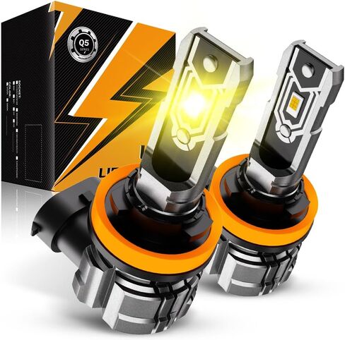 مصابيح الضباب Auxbeam H11 H8 H9، 10000LM 400% أكثر سطوعًا H8 H9 H11 ضوء الضباب، ضوء أبيض قوي مخترق، توصيل وتشغيل فائق السطوع in Kuwait