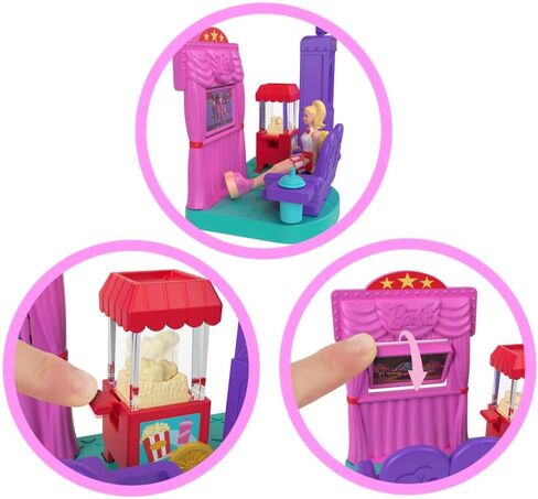 Barbie Mini Doll House Playset: Barbie Land with 1.5-Inch Doll, Furniture & Accessories in Kuwait