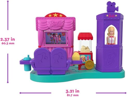Barbie Mini Doll House Playset: Barbie Land with 1.5-Inch Doll, Furniture & Accessories in Kuwait