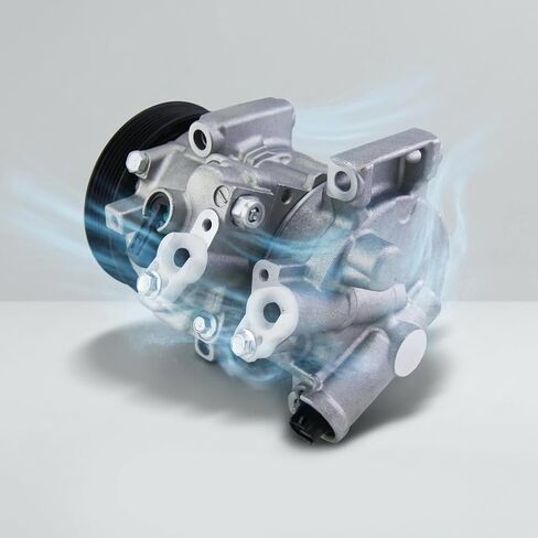 AC Compressor with A/C Clutch compatible with Toyota Corolla Matrix 2011 2012 2013 2014 1.8L 447280-9060 in Saudi Arabia