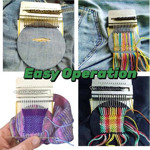 مجموعة تصحيحات الحياكة Sulieschen، KnitPatch Patchmaker 2.0 عدة حياكة للمبتدئين، مجموعات رتق التصحيح المحمولة، مجموعة أدوات النسيج المرقعة لإصلاح الخياطة بسرعة، الخياطة (14 خطافًا) in Kuwait