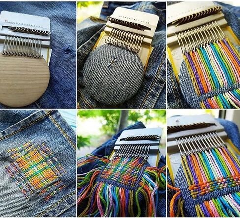 مجموعة تصحيحات الحياكة Sulieschen، KnitPatch Patchmaker 2.0 عدة حياكة للمبتدئين، مجموعات رتق التصحيح المحمولة، مجموعة أدوات النسيج المرقعة لإصلاح الخياطة بسرعة، الخياطة (14 خطافًا) in Kuwait