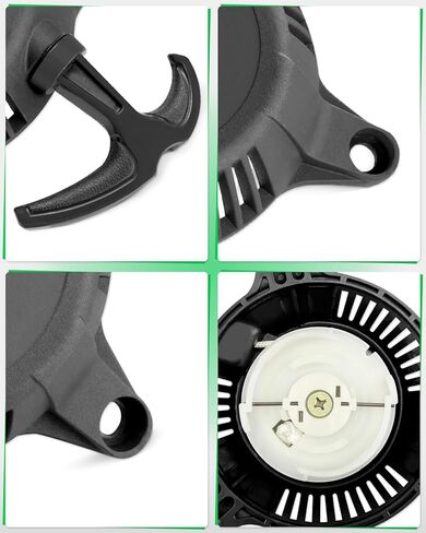 71342 بادئ الارتداد مع مقبض مناسب لـ Predator Surge 1400W تشغيل 1100W مولد عاكس، استبدال سلسلة سحب المولد 59186 57063، أسود in Kuwait