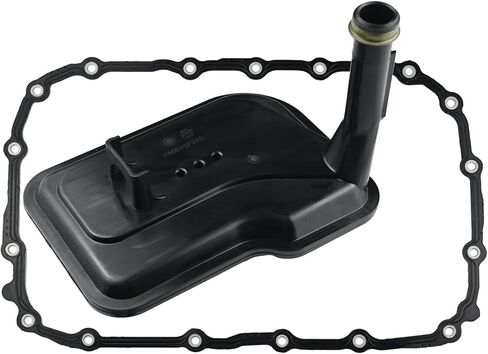 6L45 6L50 Transmission Filter Rubber-Coated Steel Gasket Kit 24236933 Compatible with Camaro,Colorado,Canyon,ATS,CTS,SRX, Stop Hard Shifts & Shudder, Felt Filtration Media in Saudi Arabia