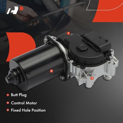 A-Premium Front Side Windshield Wiper Motor Compatible with Ford Mustang 2018-2025 in Kuwait