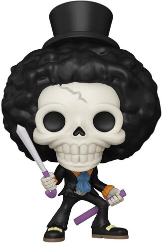 Funko Pop! Animation: One Piece - (Refresh) - Brook Collectable Vinyl Figure - Gift Idea - Official Merchandise - Toys for Kids & Adults - Anime Fans - Model Figure for Collectors and Display in Kuwait